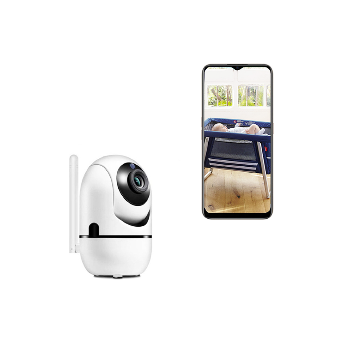 Κάμερα Ασφαλείας IP Wi-Fi Full HD+ Αδιάβροχη με Μικρόφωνο 8172HJ - Image 2