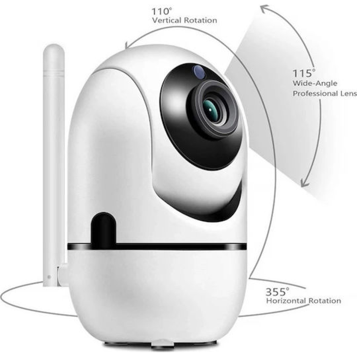 Κάμερα Ασφαλείας IP Wi-Fi Full HD+ Αδιάβροχη με Μικρόφωνο 8172HJ - Image 3