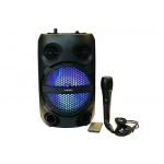 Kimiso QS-611 Φορητό Ηχείο Με Φως LED 6.5''