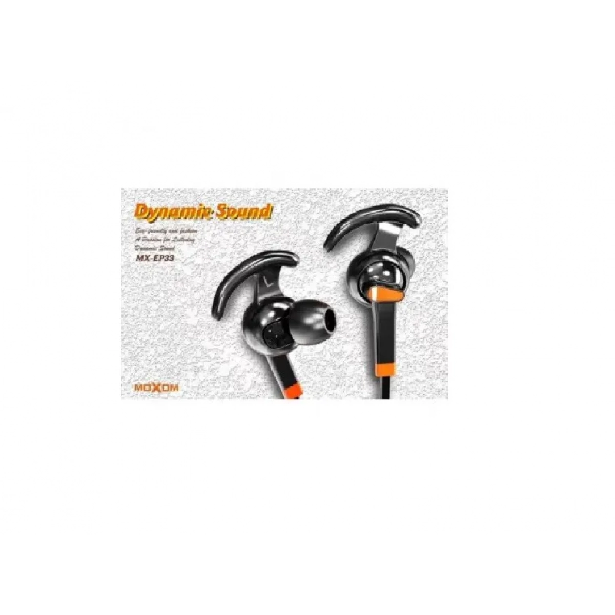 Ενσύρματα Ακουστικά Handsfree Moxom MX-EP33 1.2m - Μαύρο