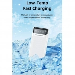 Remax RPP-103 Power Bank 30000mAh με 2 Θύρες USB-A και Θύρα USB-C Λευκό
