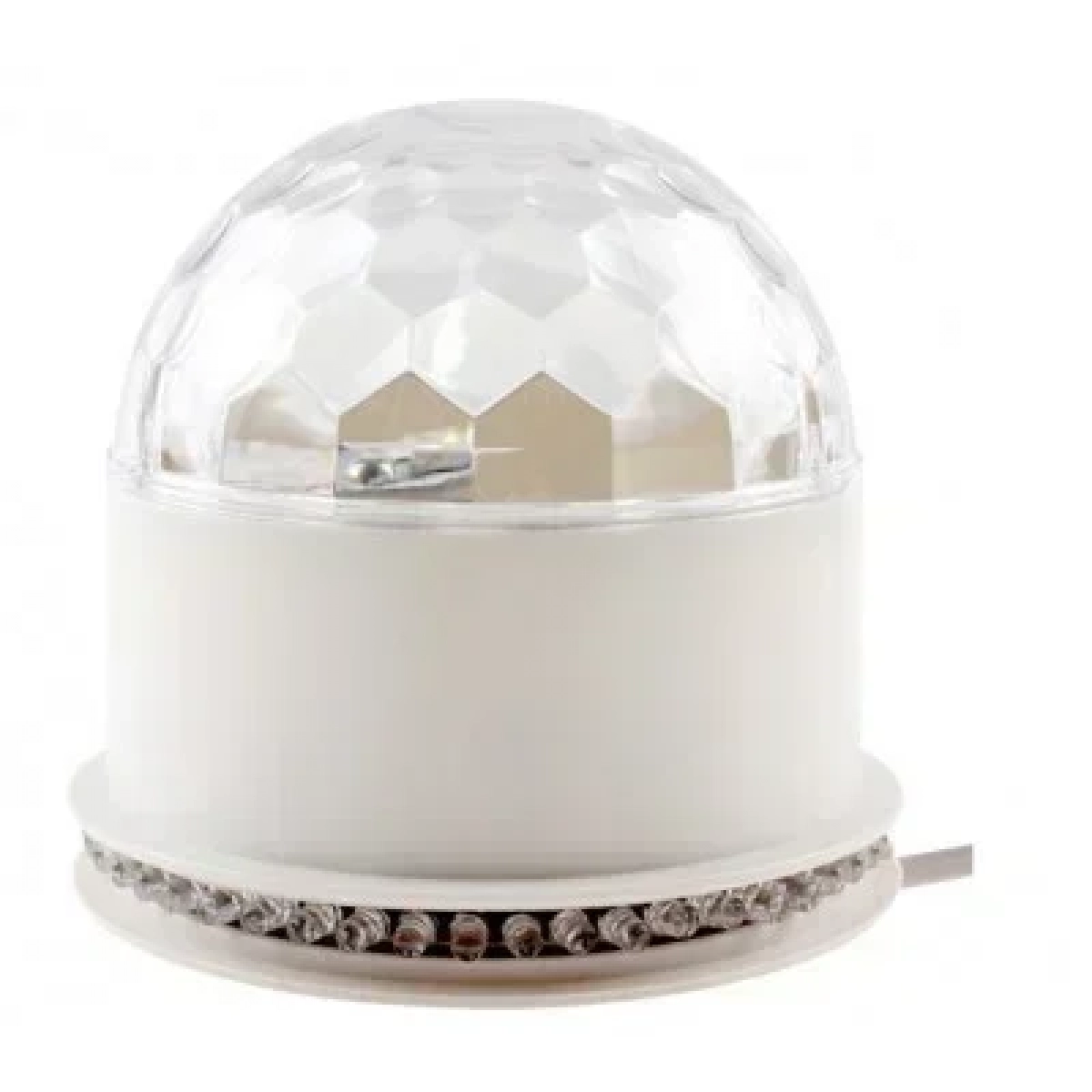 MG-02 Bluetooth Διακοσμητικό Φωτιστικό Party Light LED σε Λευκό Χρώμα