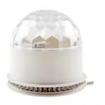 MG-02 Bluetooth Διακοσμητικό Φωτιστικό Party Light LED σε Λευκό Χρώμα