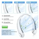 Ρυθμιζόμενος φορητός ανεμιστήρας λαιμού χωρίς λεπίδες Arctic Air Freedom Λευκό - Photo4