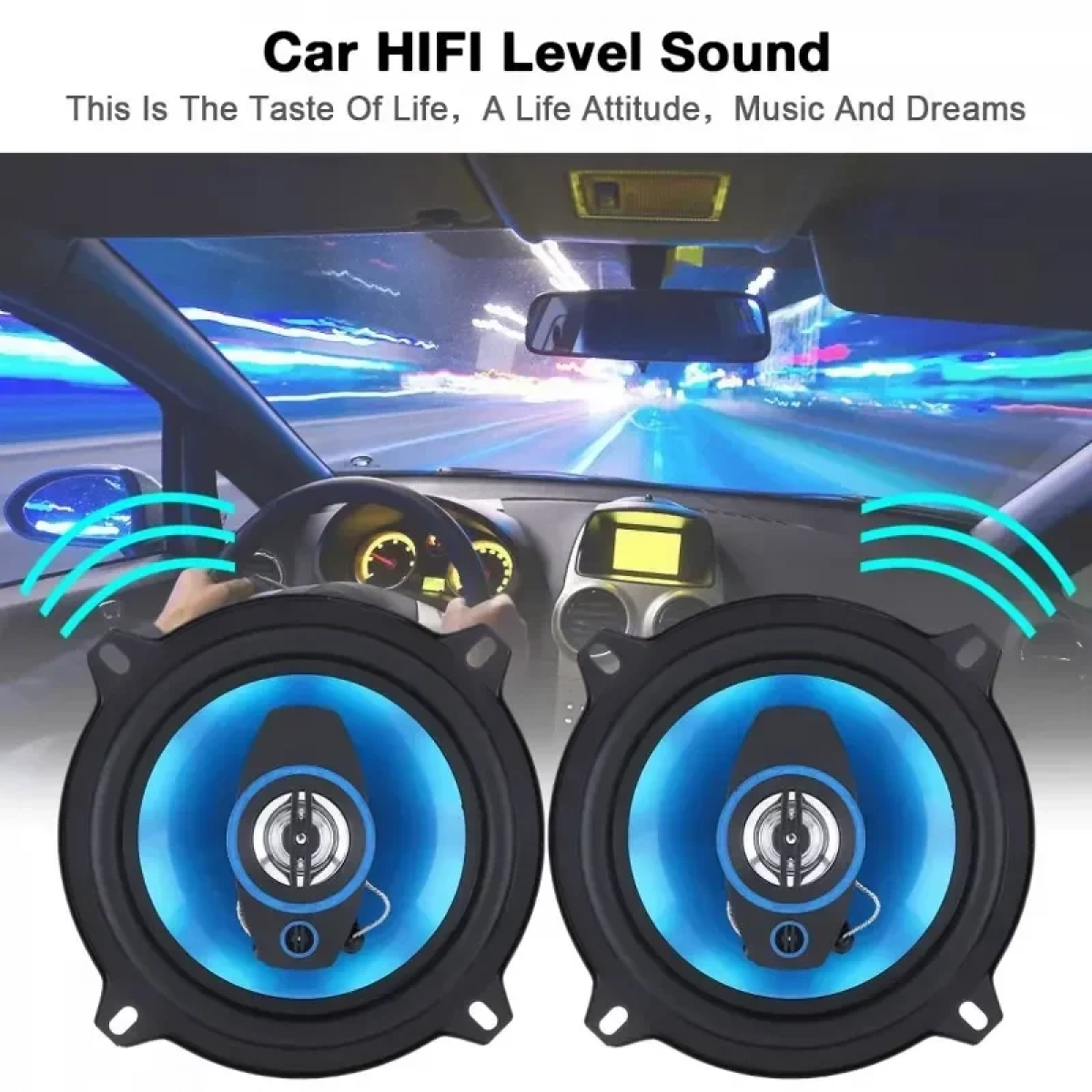 Σετ Ηχεία Αυτοκινήτου TP-6971 6x9" με 75W RMS (3 Δρόμων)