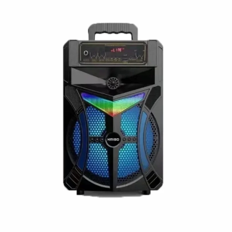 Σύστημα Karaoke με Ενσύρματα Μικρόφωνα Kimiso QS-7810 σε Μαύρο Χρώμα