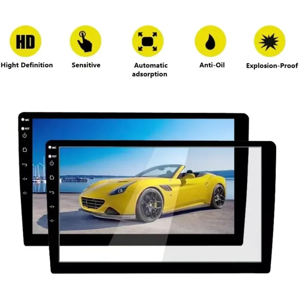 Touch screen Bluetooth oθόνη αυτοκινήτου 10″ Pervoi CTC-1081 Μαύρο