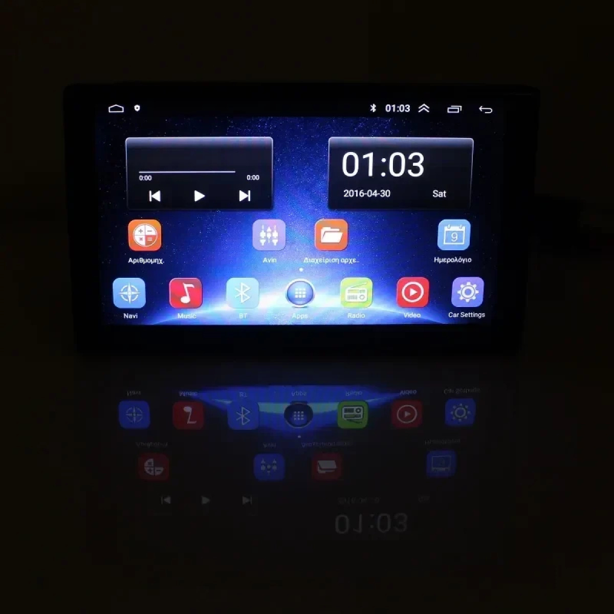 Touch screen Bluetooth oθόνη αυτοκινήτου 10″ Pervoi CTC-1081 Μαύρο - Image 2