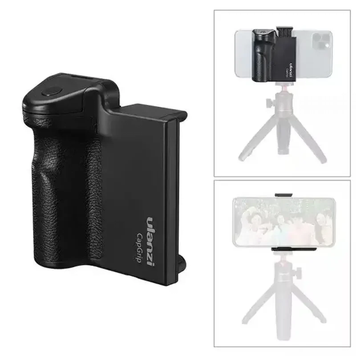 Ulanzi CapGrip -Handle Grip Λαβή Στήριξης Κινητού με Χειριστήριο Bluetooth για Selfie Ws-19010-1