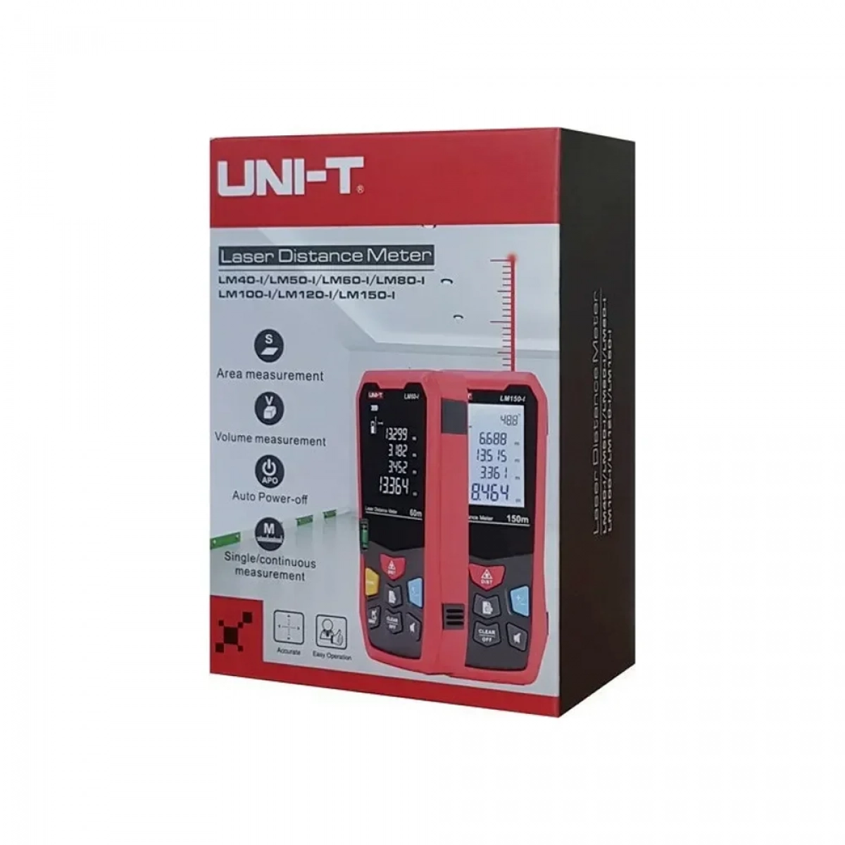 Uni-T Μέτρο με λέιζερ LM100-I με Δυνατότητα Μέτρησης έως 100m