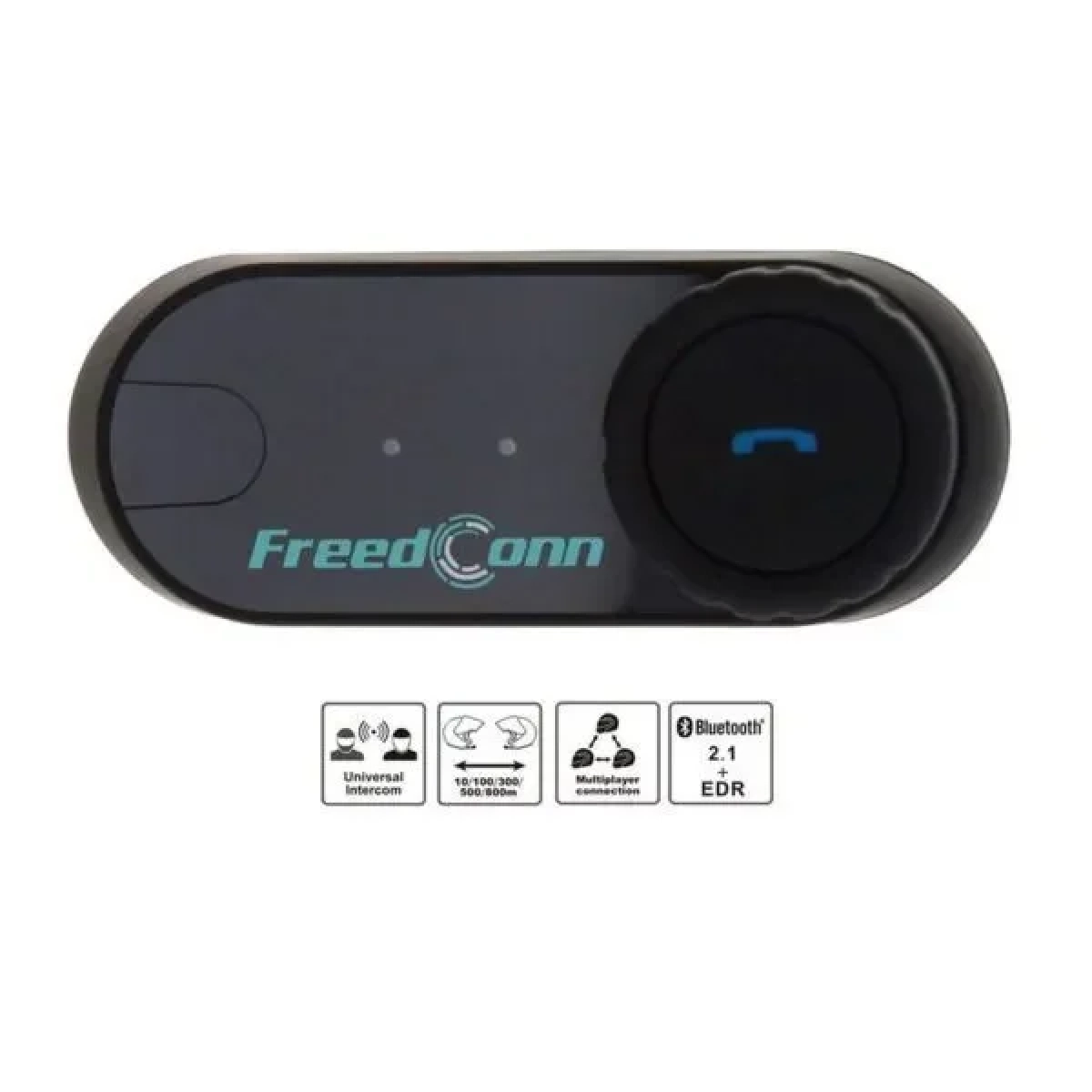 FreedConn T-COM VB Ενδοεπικοινωνία Μονή για Κράνος Μηχανής με Bluetooth