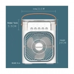 Φορητό air cooler fan 3 ταχυτήτων 3W με ψεκασμό