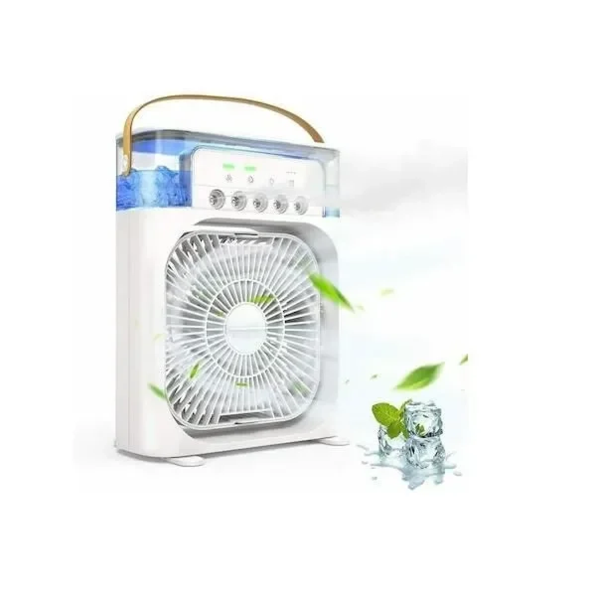 Φορητό air cooler fan 3 ταχυτήτων 3W με ψεκασμό