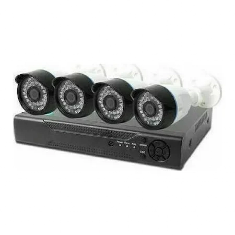 JORTAN-6145AHD-4 Κάμερες παρακολούθησης DVR COMBO KIT-4 Πλήρες σύστημα CCTV AHD