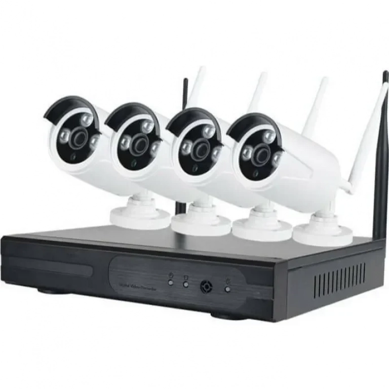KS-4NK1-720 Ολοκληρωμένο Σύστημα CCTV Wi-Fi με 4 Κάμερες HD NVR