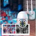 IP Wi-Fi Κάμερα 1080p Αδιάβροχη με Φακό 3.6mm HV-352 Λευκό