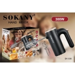 Sokany SK-936 Μίξερ Χειρός 300W Μαύρο