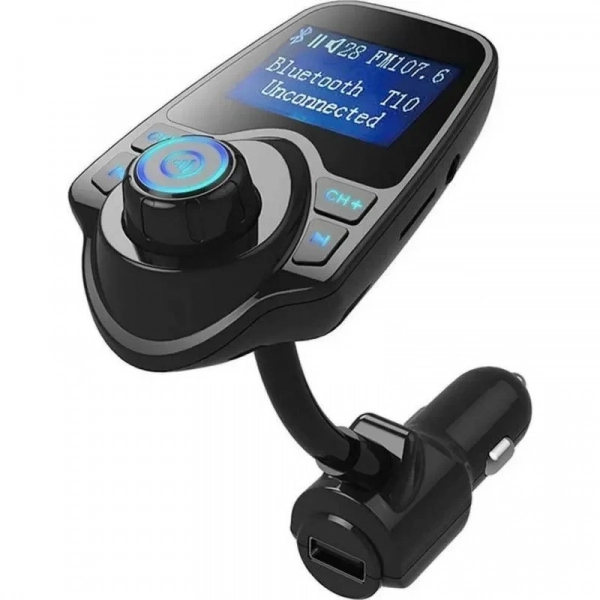 ARTSOUND T10 Ασύρματος Αναμεταδότης Αυτοκινήτου FM Hands-Free Bluetooth MP3 Player
