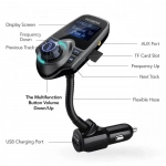 ARTSOUND T10 Ασύρματος Αναμεταδότης Αυτοκινήτου FM Hands-Free Bluetooth MP3 Player