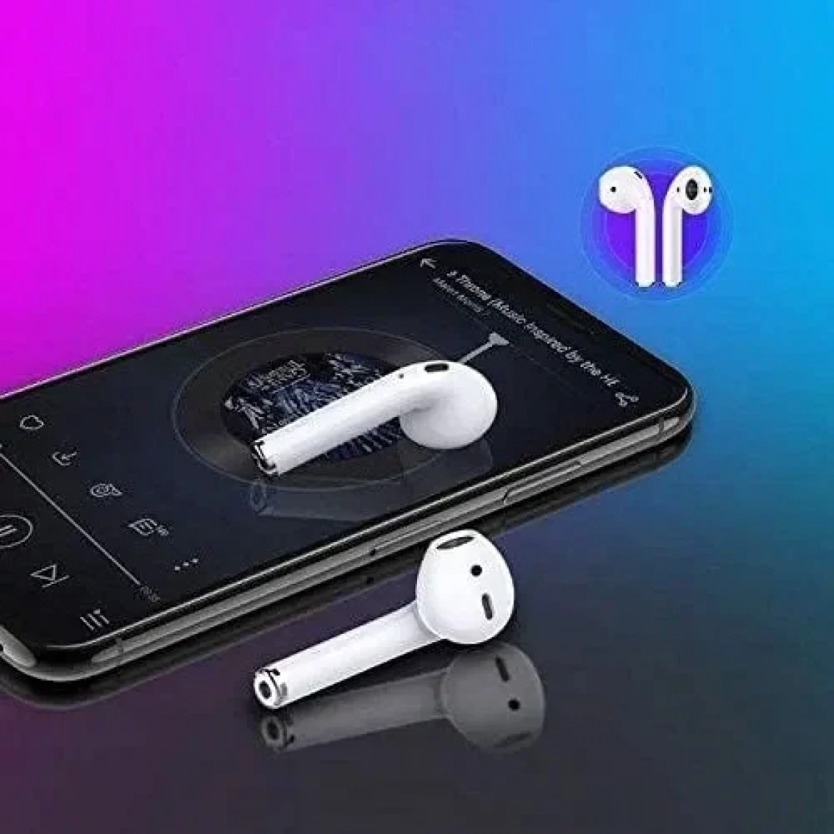 Proda Airplus PD-BT300 Earbud Bluetooth Handsfree Λευκό