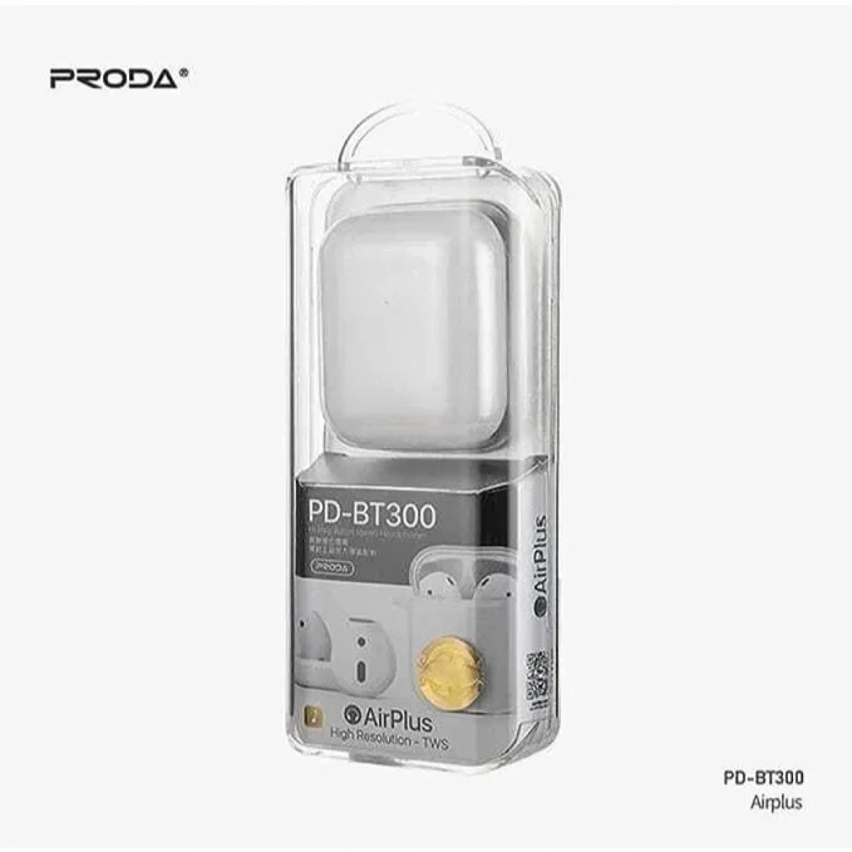 Proda Airplus PD-BT300 Earbud Bluetooth Handsfree Λευκό