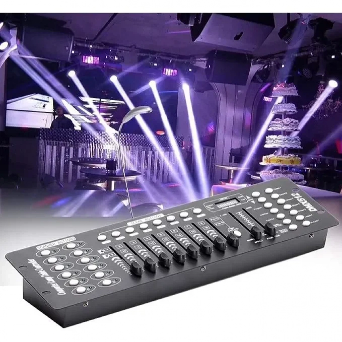 DMX 512 Light Controller Επαγγελματική Κονσόλα φωτισμού με 192 κανάλια 50H/60Η