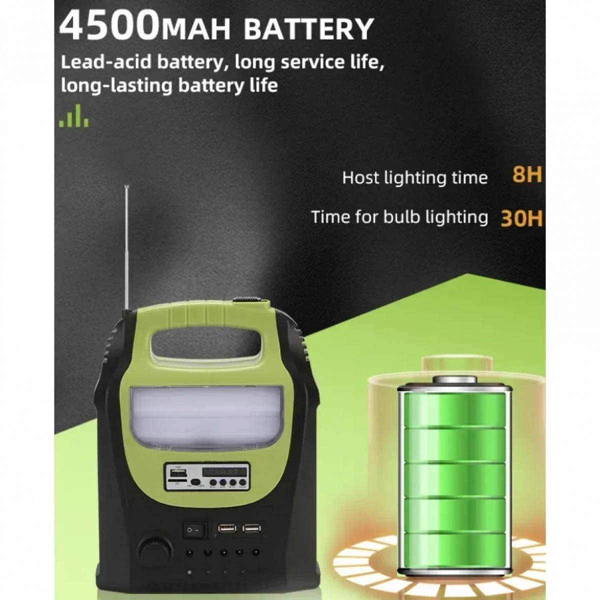 Ηλιακό σύστημα φωτισμού GDPLUS GD-8071