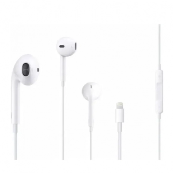 M80 In-ear Handsfree με Βύσμα Lightning Λευκό