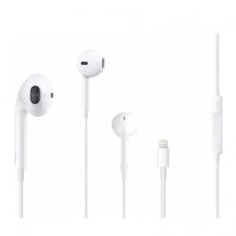 M80 In-ear Handsfree με Βύσμα Lightning Λευκό