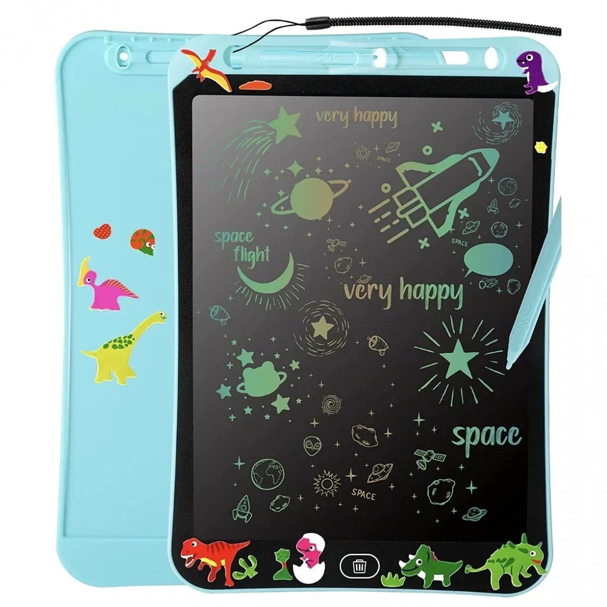 Τάμπλετ Γραφής LCD 12'' - Colorful Writing Tablet - Γαλάζιο