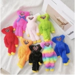 Huggy Wuggy Βελούδινη Κούκλα Μπρελόκ 20cm - Γκρι