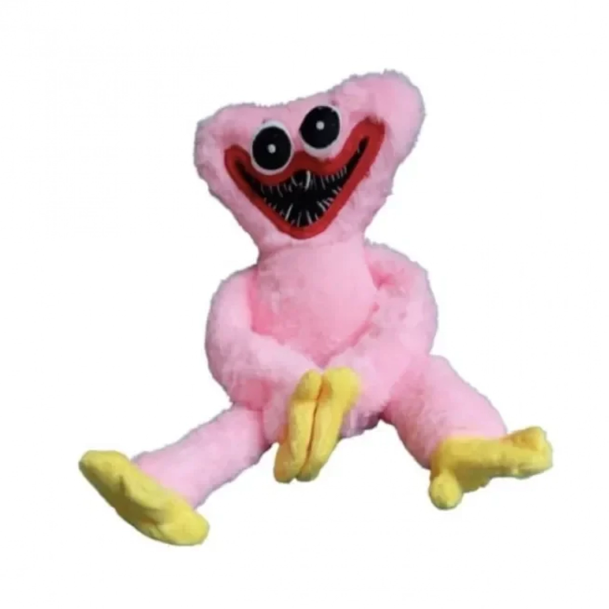Huggy Wuggy Βελούδινη Κούκλα Μπρελόκ 20cm - Απαλό Ροζ