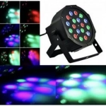Φωτορυθμικό RGB 18 LED 19x11x19cm CY-80008 Μαύρο