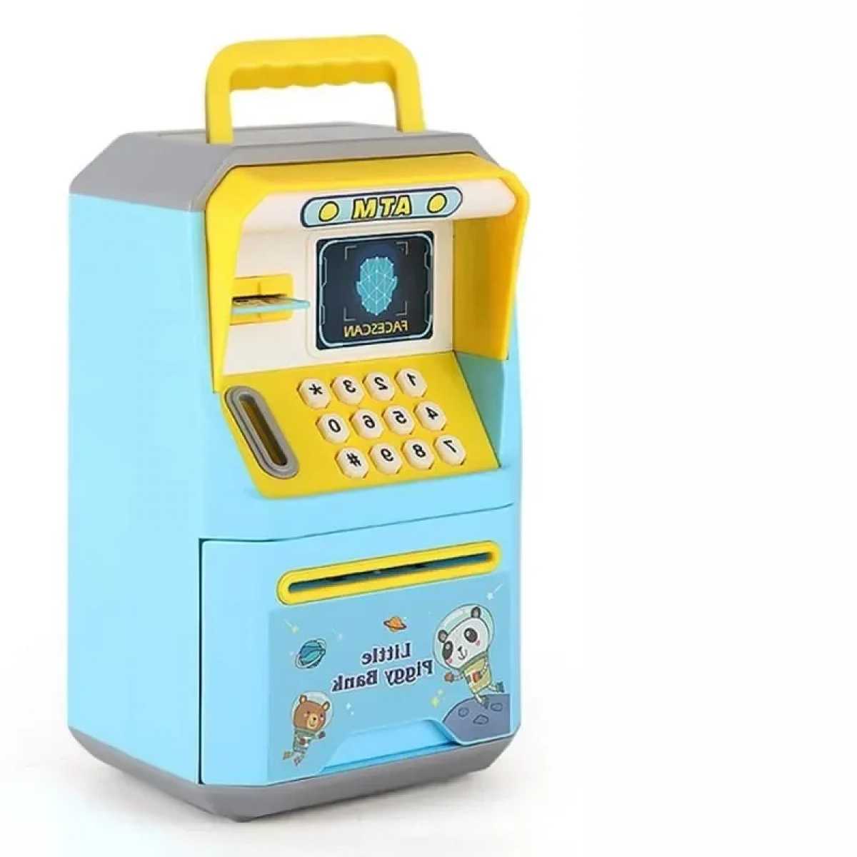Money Box για παιδιά Κινούμενα σχέδια μουσικής Κωδικός κατάθεσης Μηχάνημα αυτόματης κύλισης χρημάτων Atm