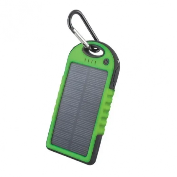 Αδιάβροχος Ηλιακός Φορτιστής 5000mAh STB-200 με 2 Θύρες USB-A Πράσινο ST900