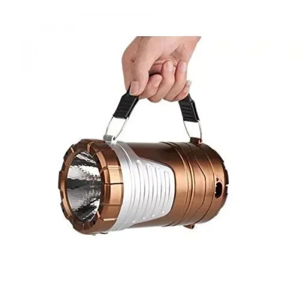 Φακός 1W & ηλιακή λάμπα camping 12 LED & powerbank GSH-7088 OEM