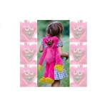 Backpack Λούτρινο Huggy Wuggy Ροζ 28*30CM (G740988)