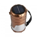 Φακός 1W & ηλιακή λάμπα camping 12 LED & powerbank GSH-7088 OEM