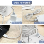 Φορητό air cooler fan 3 ταχυτήτων 3W με ψεκασμό