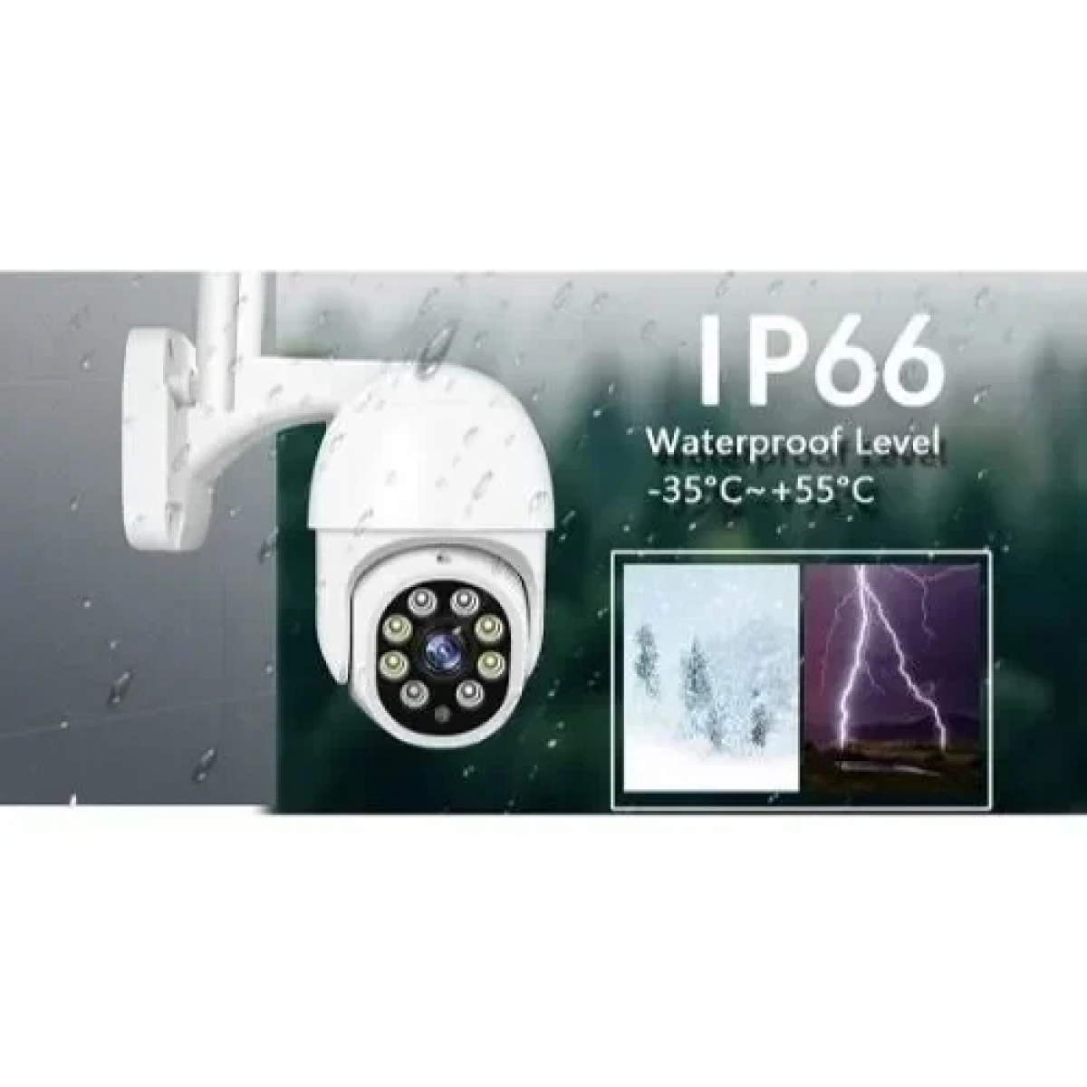 IP Wi-Fi Κάμερα 1080p Αδιάβροχη με Φακό 3.6mm HV-352 Λευκό
