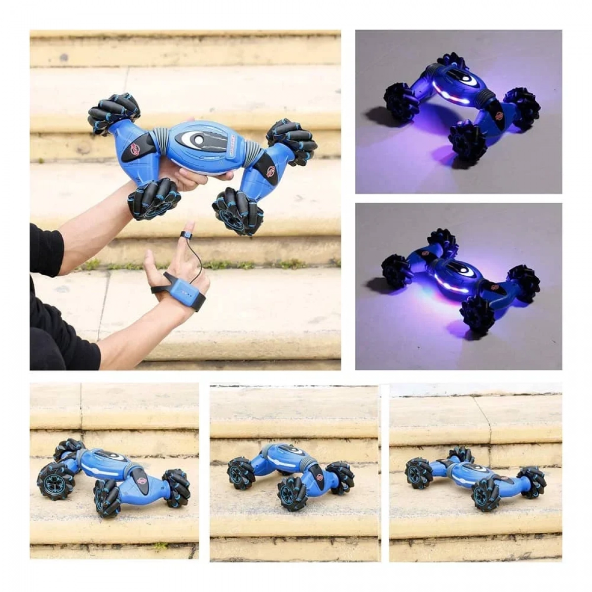 RQ2087 Ακροβατικό 4x4 Τηλεκατευθυνόμενο Αναρριχητικό Αυτοκίνητο - μπλε