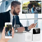 Ασύρματο Κουδούνι Πόρτας με Κάμερα και WiFi Visualizable Smart Doorbell X9