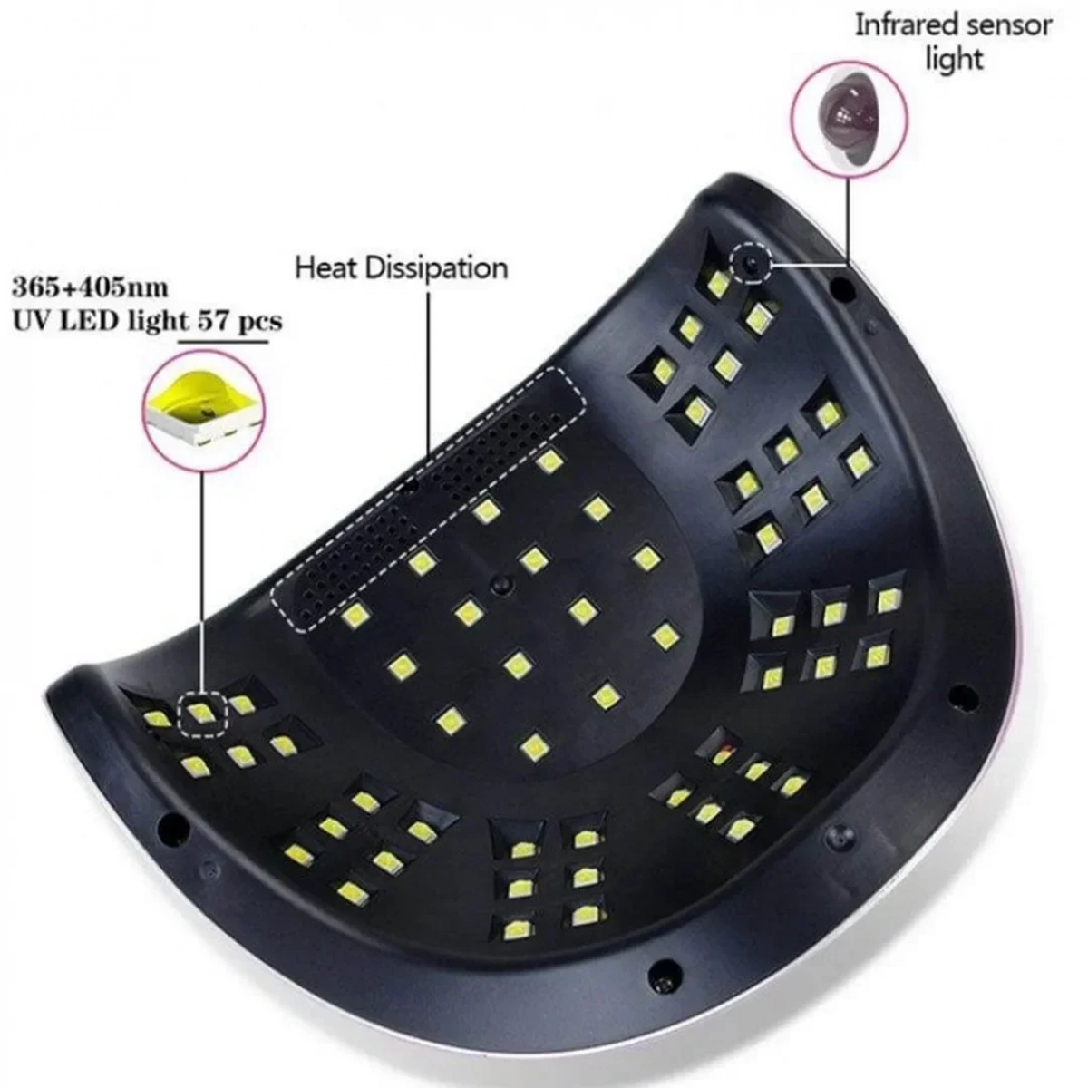 ΦΟΥΡΝΑΚΙ ΝΥΧΙΩΝ LED/UV SUN C4 PLUS 256W ΜΠΛΕ