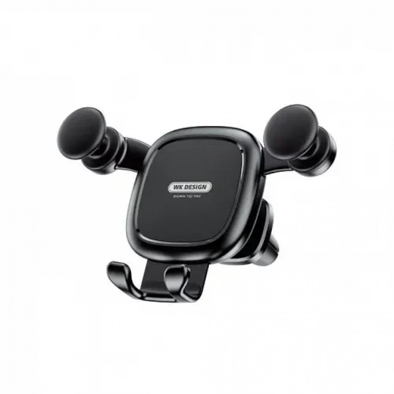 WK WA-S51 Smartphone Holder / Βάση Κινητού Αυτοκινήτου με Ρυθμιζόμενα Άγκιστρα Μαύρη