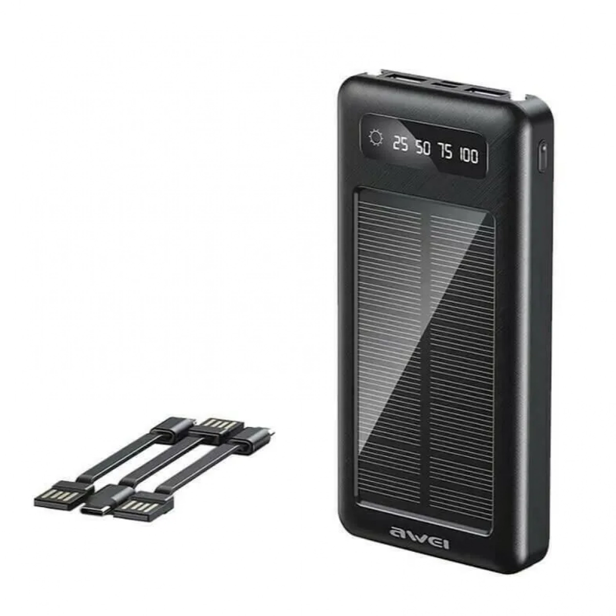 iliako-power-bank-me-2-fakous-kai-2-thyres-usb-10-000mah-awei-p129k-mavro