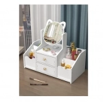 Θήκη οργάνωσης καλλυντικών με καθρέφτη Makeup Organizer With Mirror  40x20x14 - Image 3