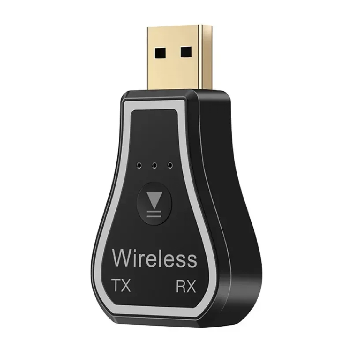 Ασύρματο Bluetooth audio Transmitter και Receiver USB μαύρο με RGB LED φωτισμό Q-TR31 Andowl