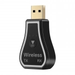 Ασύρματο Bluetooth audio Transmitter και Receiver USB μαύρο με RGB LED φωτισμό Q-TR31 Andowl
