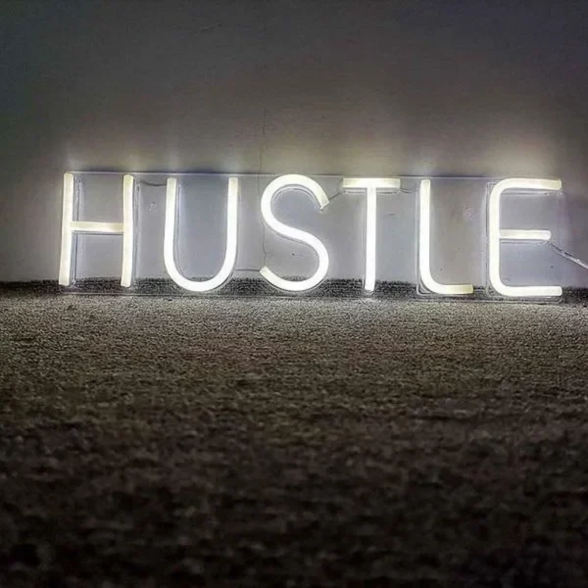 Hustle Backround Board Neon Light 13x50cm a