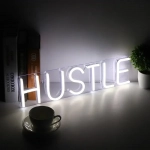 Hustle Backround Board Neon Light 13x50cm